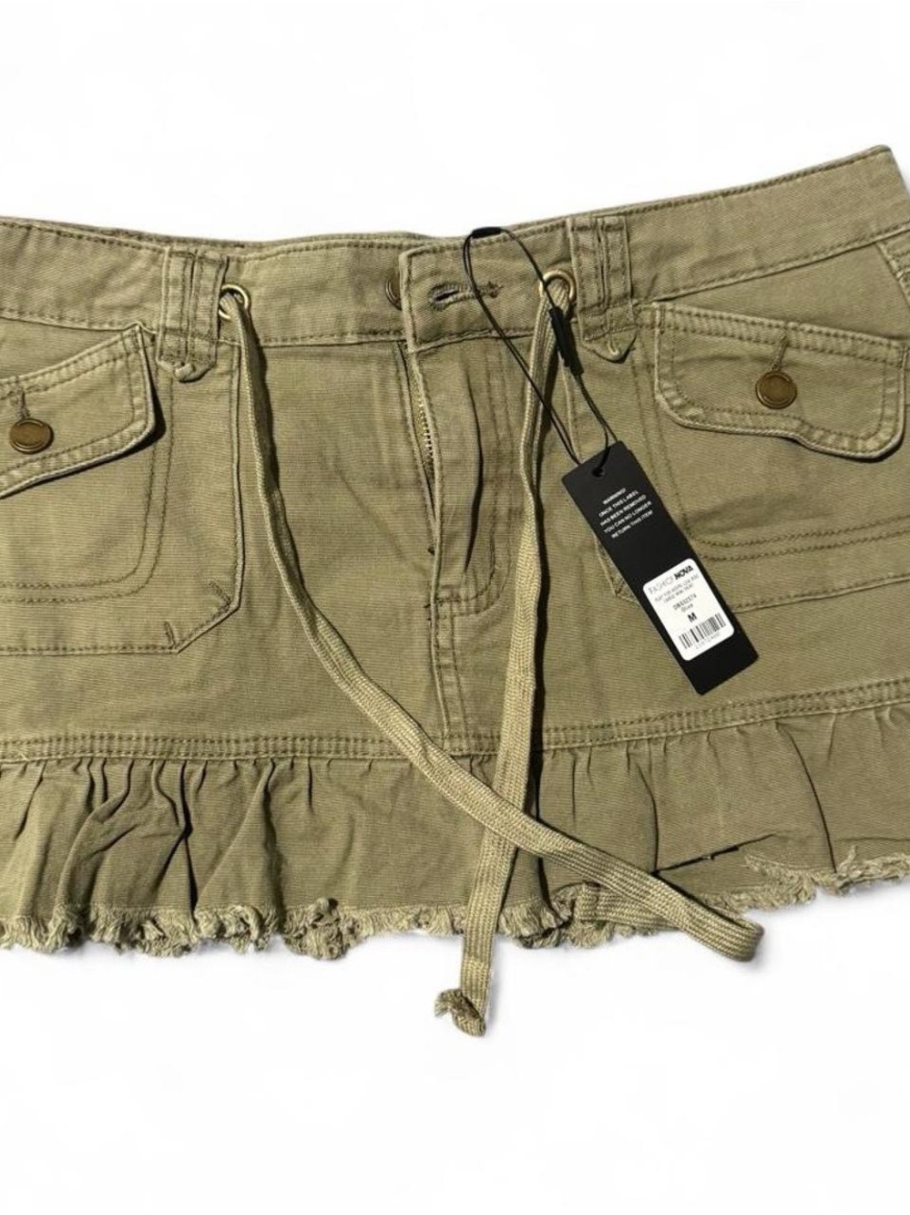 Fashion Nova Play For Keeps Cargo low rise mini skirt